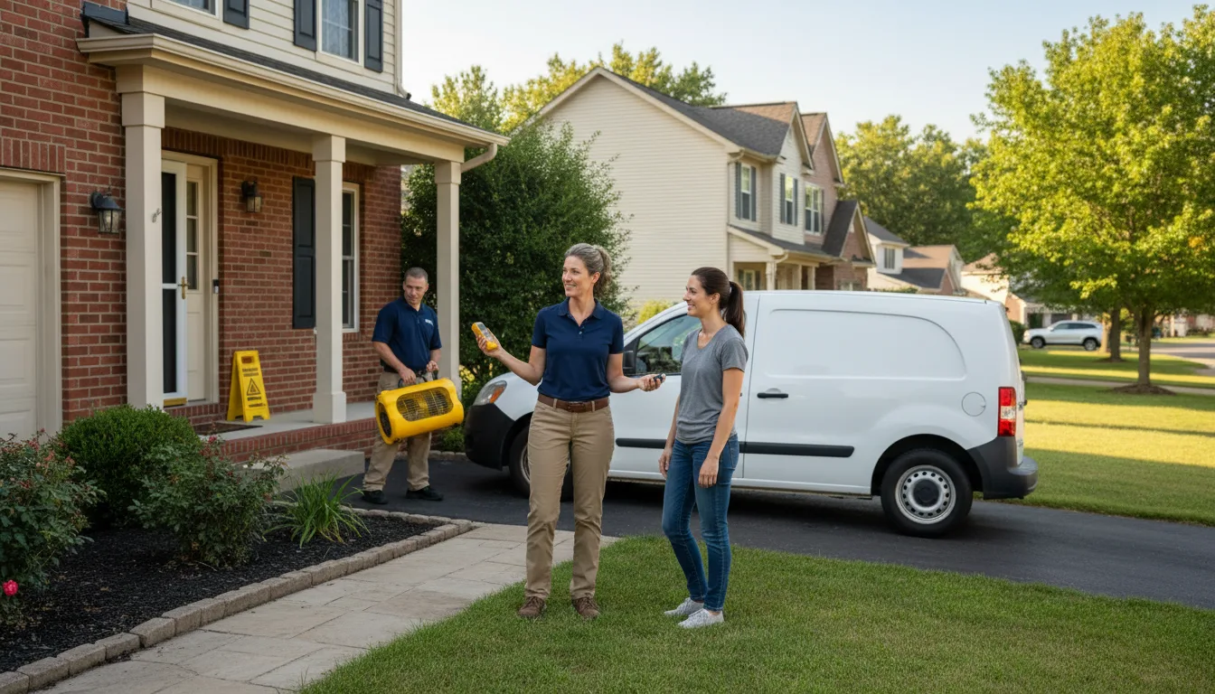Water restoration image for Flood Water Cleanup, Removal And Restoration Services in West Union, OH